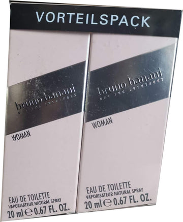 Bruno Banani Woman Eau De Toilette Spray 2 X 30 Ml