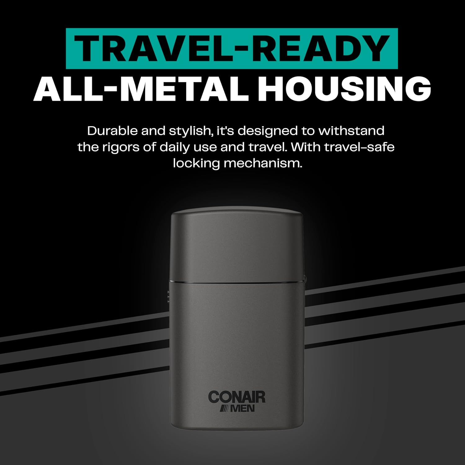 Conair Men Foil Shaver For Face | Men'S Facial Hair Groomer | Hypoallergenic And Cordless | Portable, Battery Powered For Travel : Beauty & Personal Care