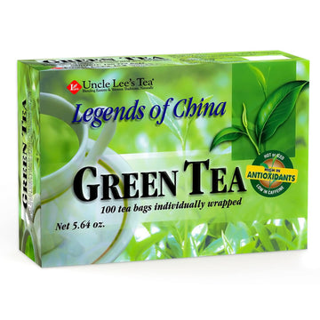 Uncle Lee’S Green Tea - Authentic Green Tea, Wellness Tea Rich In Polyphenols And Antioxidants For Immunity & Vitality, 100 Count