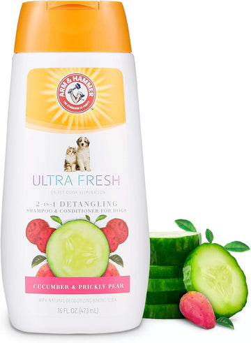 Arm & Hammer Ultra Fresh 2-In-1 Tearless Puppy Shampoo + Conditioner With Buttermilk & Coco Butter 473 Ml (Pack Of 1)