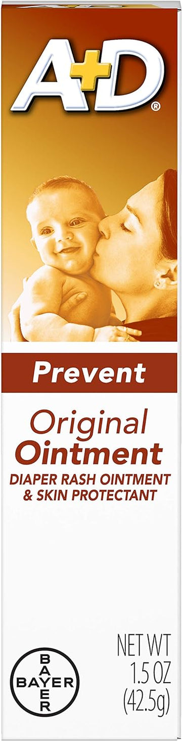 A&D Diaper Rash Ointment & Skin Protectant, Original -1.5 Ounces - 2 Pack