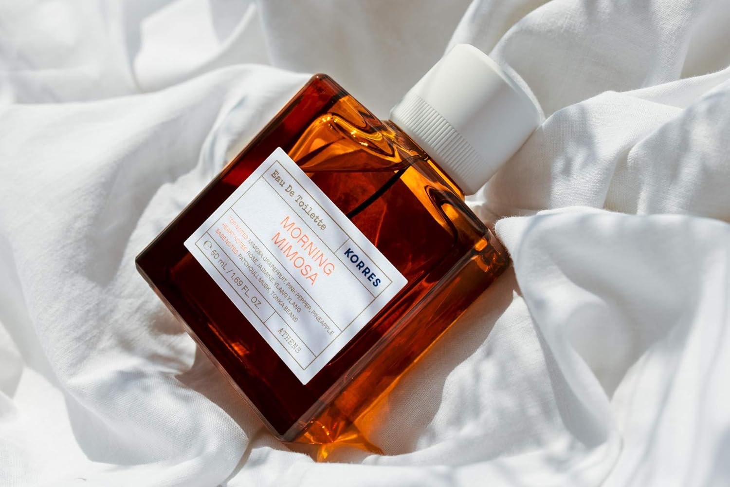 Korres Eau De Toilette, Morning Mimosa Fragrance Spray, Unisex Perfume With Mimosa Blossom, Pink Pepper, Patchouli, White Musk, Airy Floral & Musky Scent For Women And Men, 1.69 Fl Oz : Beauty & Personal Care