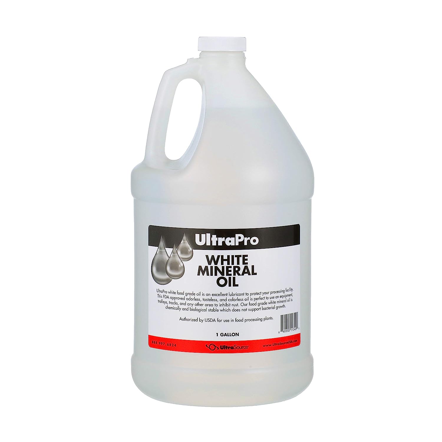 UltraPro Food Grade Mineral Oil for Lubricating and Protecting Cutting Board, Butcher Block, Stainless Steel, Knife, Tool, Machine and Equipment (1 Gallon)