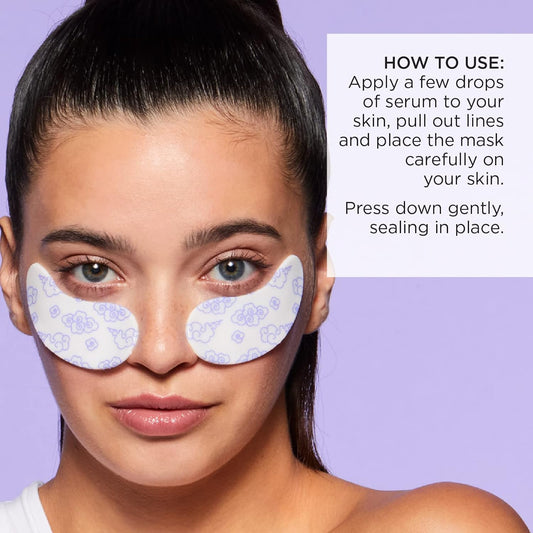 Pacifica Beauty | Reusable Undereye Mask | 100% Silicone | Vacuum Seal & Lifting Effect | Minimize Fine Lines + Wrinkles | Pair with Serum | Storage Tin Included | Vegan + Cruelty Free