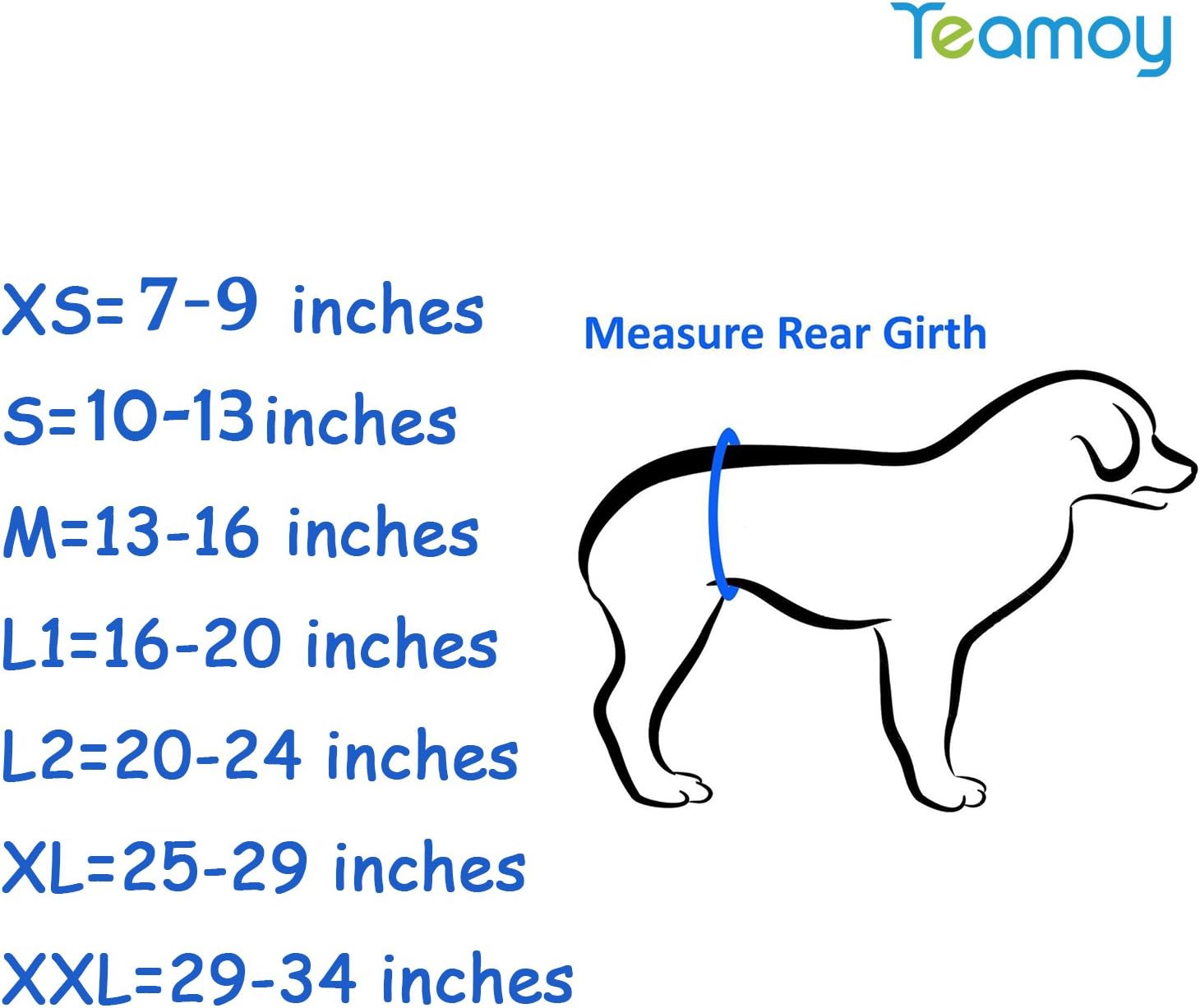 Teamoy 4Pcs Reusable Wrap Diapers For Male Dogs, Washable Puppy Belly Band (M, Black+ Gray+ Green+ Purple)