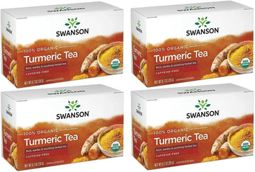 Swanson Turmeric Tea 20 Bag(S) 4 Pack