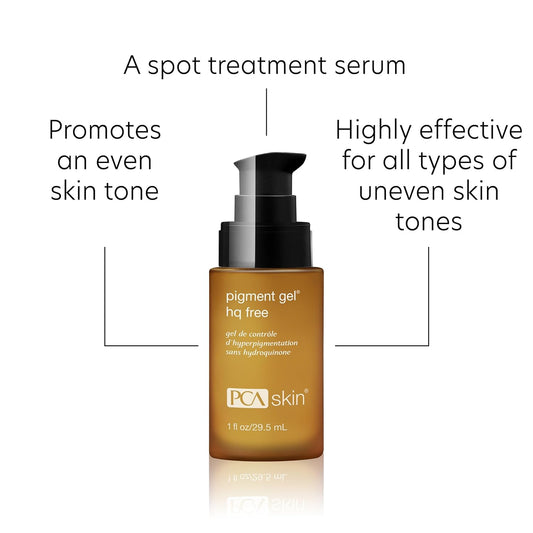 Pca Skin Hydroquinone-Free Pigment Gel Dark Spot Corrector, Dark Spot Serum For Brightening Dark Spots And Hyperpigmentation, Helps Even Skin Tone And Promote A Clear Complexion, 1.0 Oz Pump