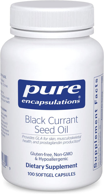 Pure Encapsulations Black Currant Seed Oil | Hypoallergenic Dietary Supplement | 100 Softgel Capsules