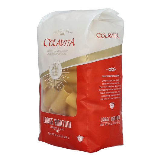 Colavita Pasta - Large Rigatoni, 1 Pound - Pack of 20