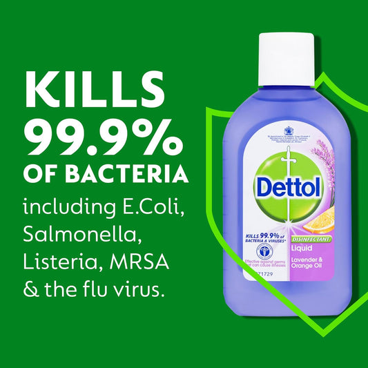 Dettol Disinfectant Liquid Lavender And Orange 500 Ml