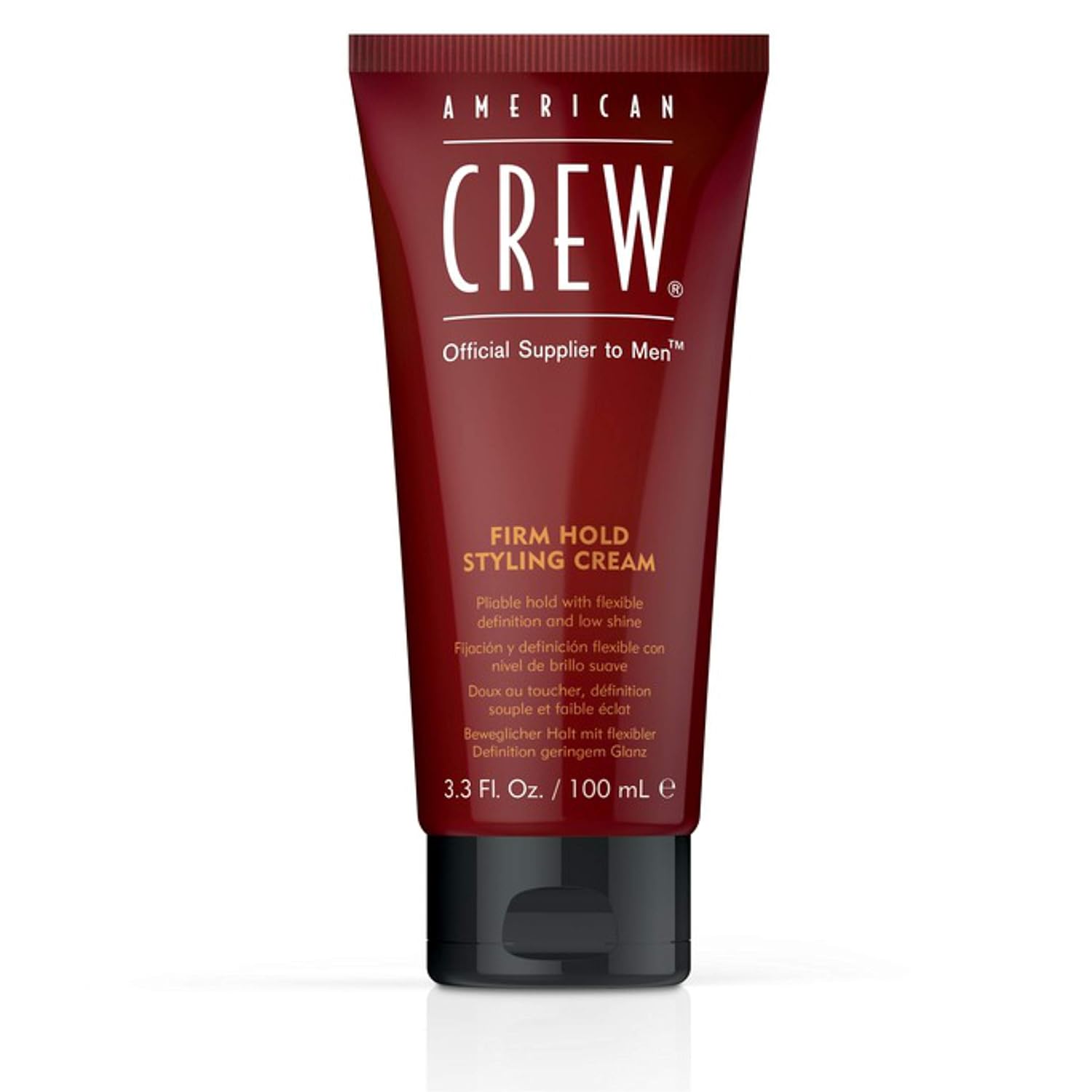 American Crew Men's Hair Styling Cream, Like Hair Gel with Firm Hold with Low Shine, 3.3 Fl Oz