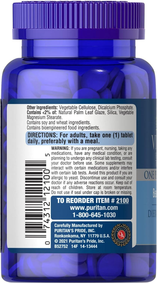 Puritan's Pride Vitamins for The Hair-60 Coated Tablets