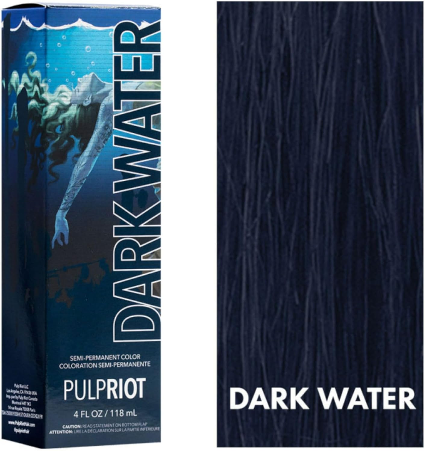 Pulp Riot Semi-Permanent Hair Color Shadow Collection 118Ml - Dark Water