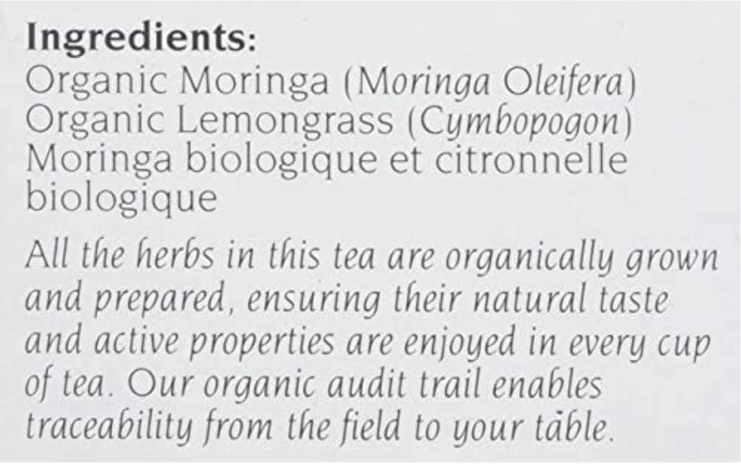 Celebration Herbals Moringa Blend Tea Organic 24 Bag, 0.02 Pound