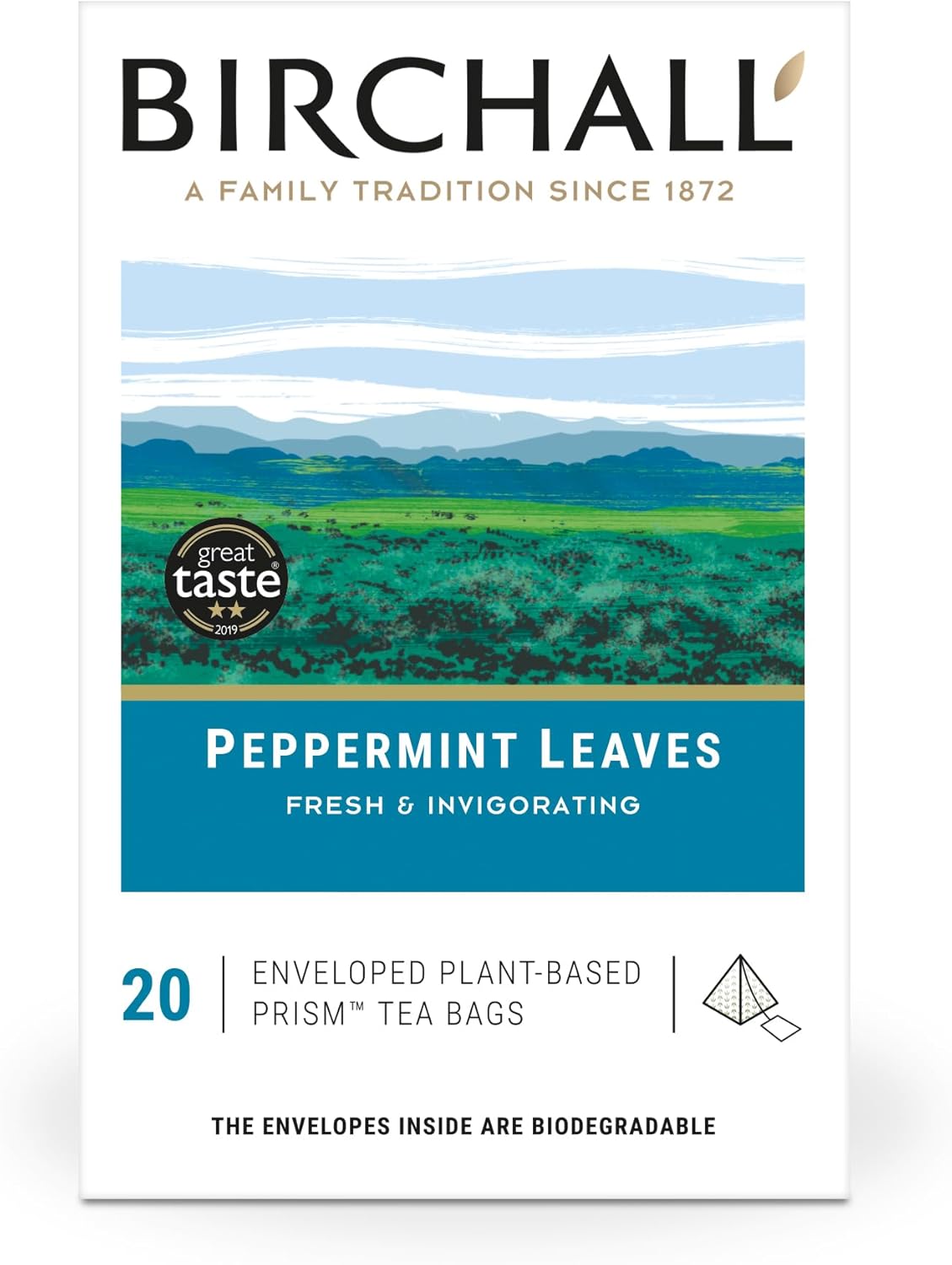 Birchall Tea Bags, Camomile Tea Gift Set, Caffeine Free Tea Bursting with Full Flavour, Perfect Vegan Gifts, 80 Plant-Based Prism Tea Bags : Amazon.co.uk: Grocery