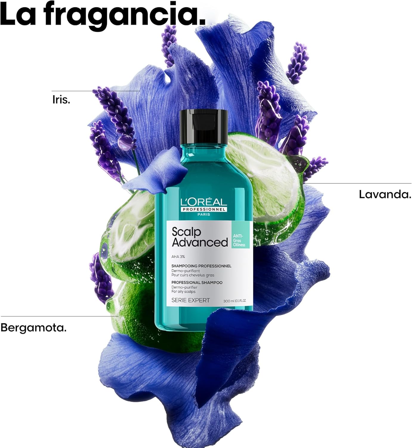 L'Oréal Professionnel Haarshampoo zur Reinigung fettiger Kopfhaut, Scalp Advanced, Anti-Oiliness Dermo-Purifier Shampoo, 300 ml : Amazon.co.uk: Beauty