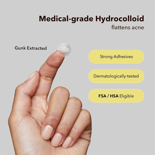 Avarelle Invisible Acne Spot Patch (24 Count) Ultra Thin Hydrocolloid Spot Sticker For Day Time Acne L For Covering Zits & Blemish With Calendula, Rosehip Seed, Vegan, Cruelty Free