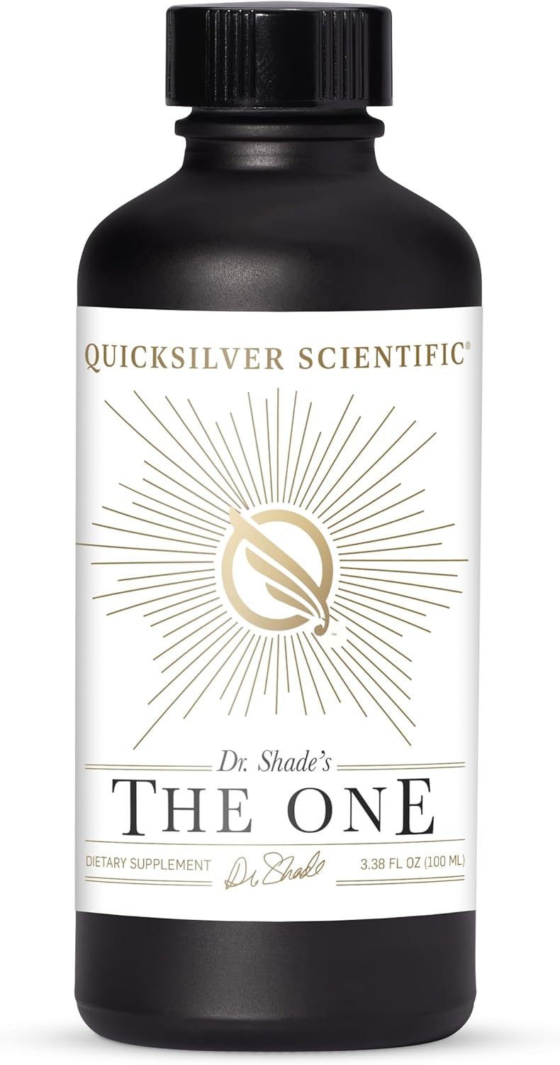 Quicksilver Scientific The One Mitochondrial Elixir - Mitochondria Supplement To Support Cellular Health With Phosphatidylcholine, Resveratrol, Reishi Mushroom & Coq10 Liquid (3.38Oz / 100Ml)