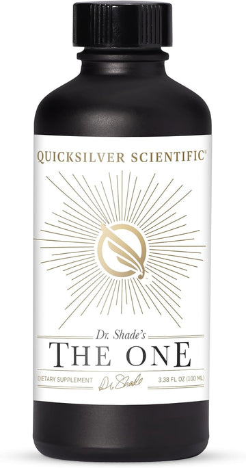 Quicksilver Scientific The One Mitochondrial Elixir - Mitochondria Supplement To Support Cellular Health With Phosphatidylcholine, Resveratrol, Reishi Mushroom & Coq10 Liquid (3.38Oz / 100Ml)
