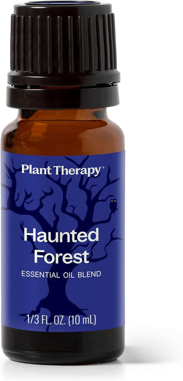Plant Therapy Haunted Forest Essential Oil Blend 10 Ml (1/3 Oz) Complex Sweet & Spicy Scent, Encourages Mental Focus, Unique Blend Of Essential Oils