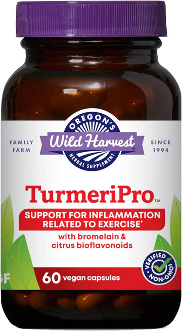 Oregon's Wild Harvest TurmeriPro? Capsules, Non-GMO Herbal Supplements, 60 Count