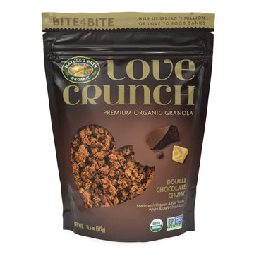 Love Crunch Organic Double Chocolate Chunk Granola, 11.5 Ounce (Pack of 6), Non-GMO, Fair Trade, by Nature's Path