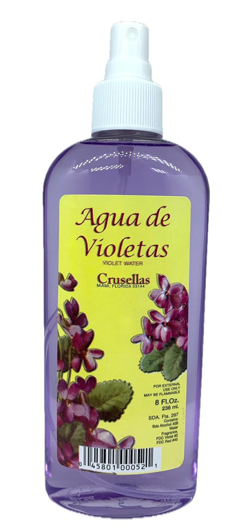 Crusellas Agua De Violetas (Violet Water) Pump Spray 8 Fl. Oz. : Health And Personal Care : Beauty & Personal Care