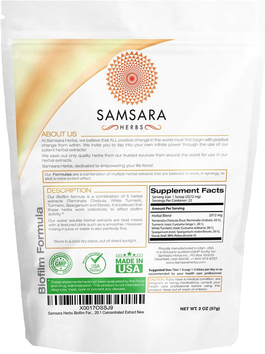 Biofilm Formula Herbal Powder (2Oz/57G) 20:1 Concentrated Extract