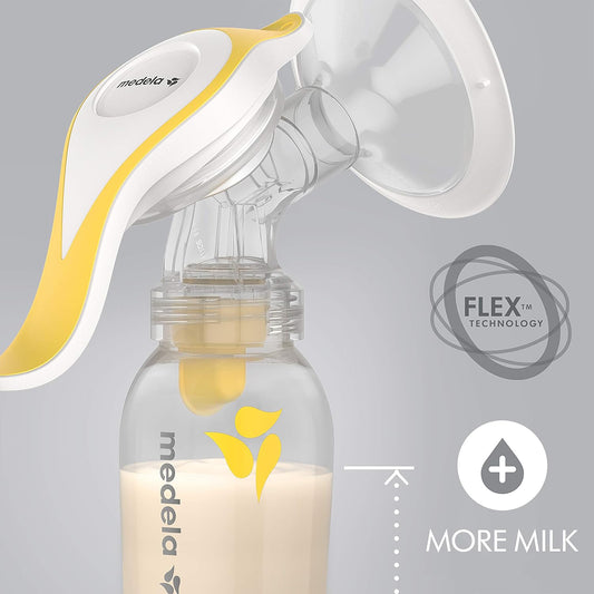 Medela Harmony Manuel Breast Pump & Breast Milk Collection Shells Set, Includes Harmony Manual Breast Pump & 2 Count Collection Cups For Nursing And Breastfeeding Designed To Catch Excess Breastmilk