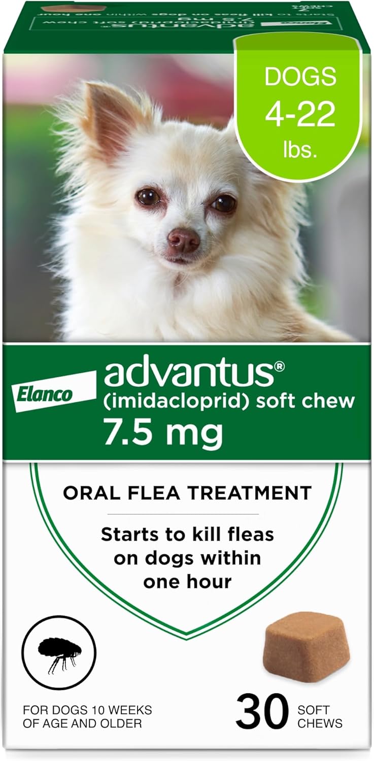 Advantus Dog Advantus Chewable Flea Treatment For Dogs 4 - 22 Lbs. | 30 Ct