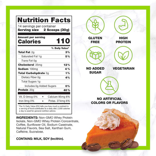 Chike Pumpkin Spice High Protein Iced Coffee, 20 G Protein, 2 Shots Espresso, 1 G Sugar, Keto Friendly And Gluten Free, 14 Servings (14.6 Ounce)