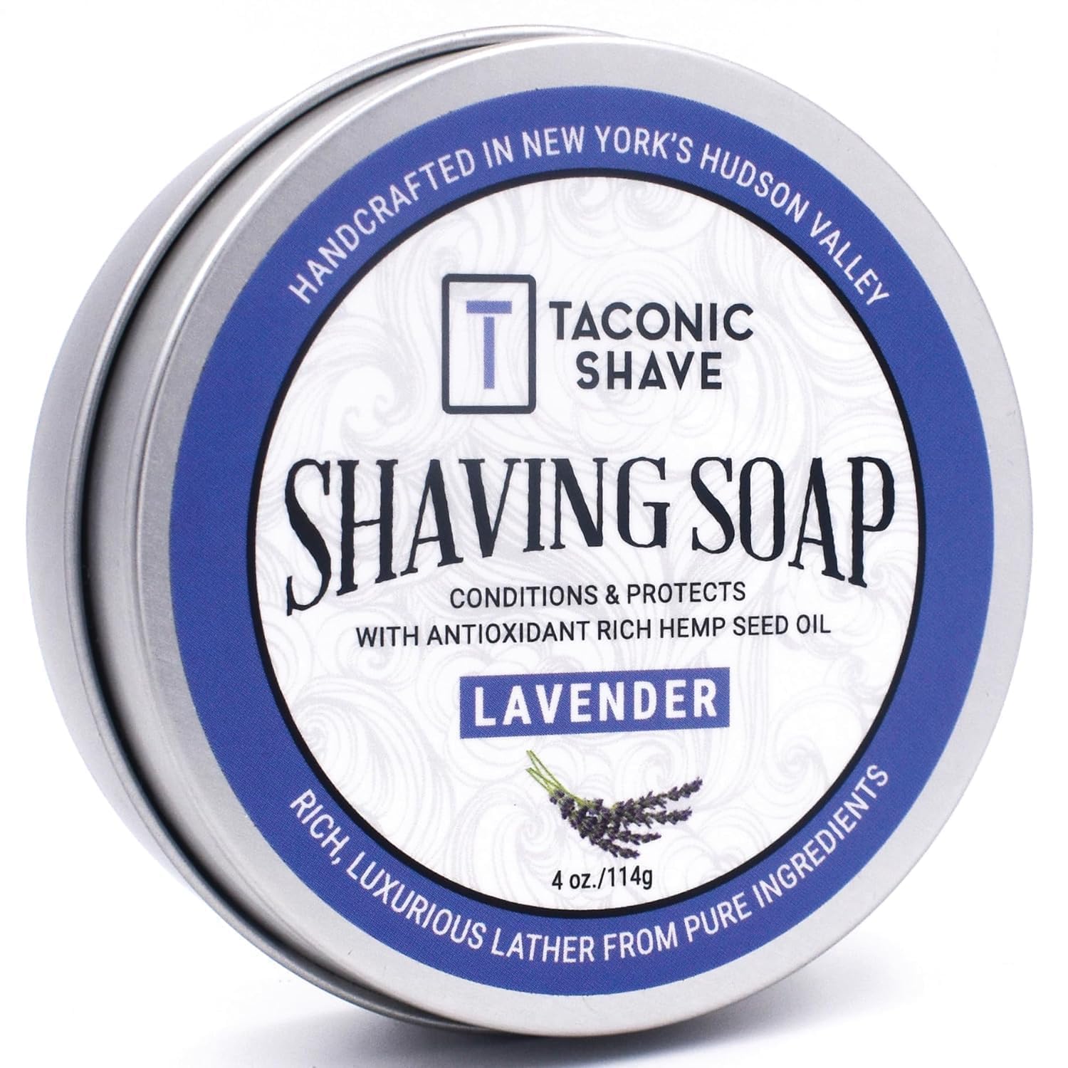 Taconic Shave Urban Woods Scent Shaving Soap – Cedar, Tobacco & Vanilla Aroma – Barbershop Quality Lather Puck With Natural Oils – Handmade In Usa – 3" Round