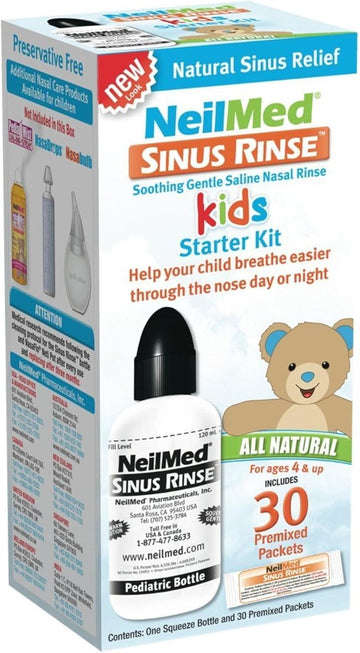 Neilmed Pediatric, Bottle Kit For Saline Nasal Rinse (304), 8 Piece Set