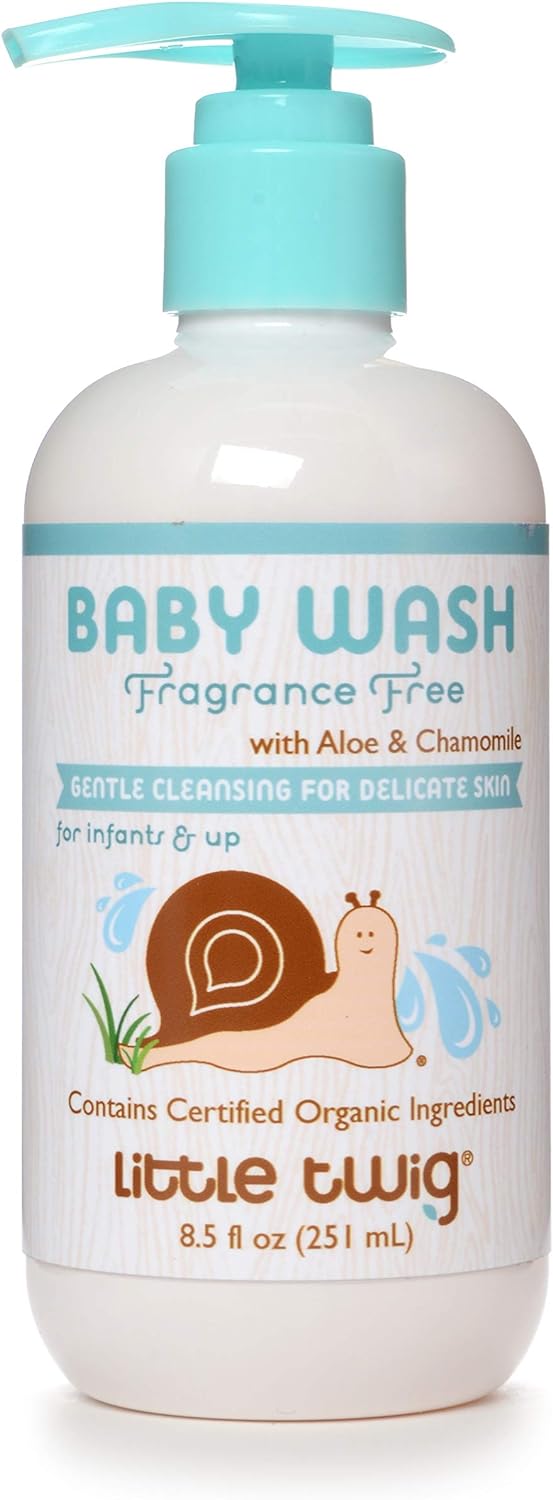 Little Twig All Natural, Hypoallergenic, Extra Mild Baby Wash, Unscented, 8.5 Fl Oz