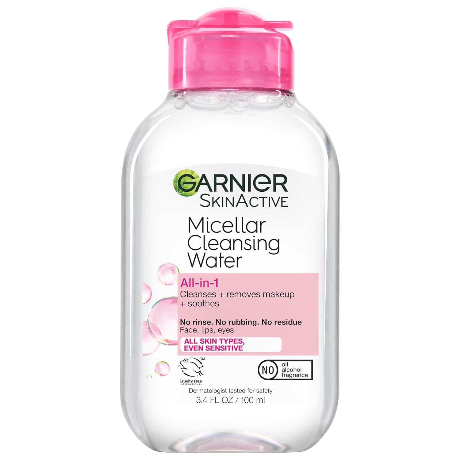 Garnier Micellar Water Travel Size Take-Off Kit, All-In-1 Facial Cleanser & Makeup Remover, Mini All-In-1 Micellar + Mini Remover For Waterproof Makeup : Beauty & Personal Care