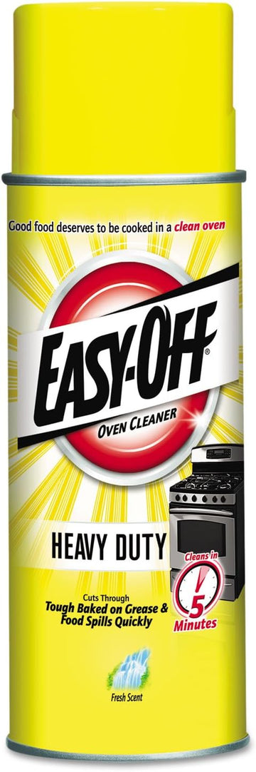 Easy Off Heavy Duty Oven Cleaner, Destroys Tough Burnt on Food and Grease, Regular Scent, 14.5 oz Can