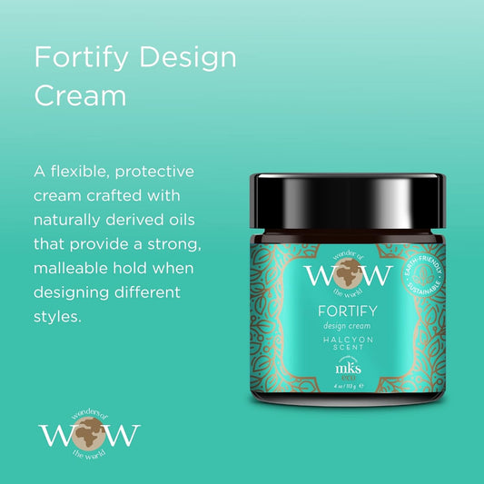 Mks Eco Wow Fortify Design Cream, Halcyon Scent - 4 Oz - Free From Silicones, Sulfate Cleansers, Parabens, Gluten, Mineral Oil & Petrolatum - Vegan, Cruelty Free
