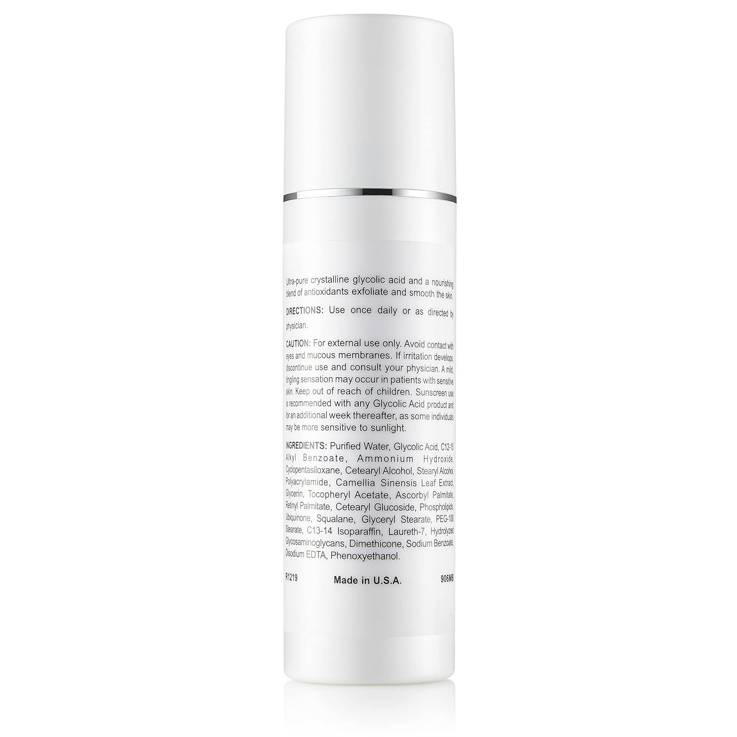 Glycolic Acid Cream 20% Aha Facial Cream, Vitamin Complex – Acne Cream, Q10 Anti Aging Wrinkle Cream, Kp - Keratosis Pilaris / Fine Line Cream - Day And Night Cream - Oil Free - Renew & Nourish 1.9 Oz
