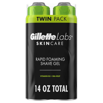 Gillettelabs Rapid Foaming Shave Gel For Men, 7Oz (Pack Of 2)