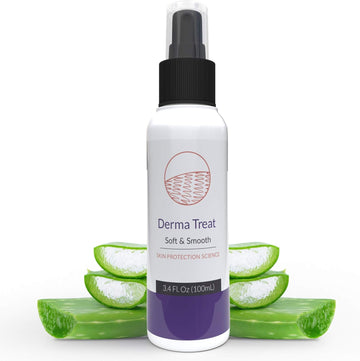 Psoriasis And Pruritus Treatment By Derma Treat I 100 Ml I Itch Moisturiser And Eczema Spray I Contains Magnesium Oil & Aloe Vera I Ailing Scaly Skin And Hydration I 100% Organic Ingredients