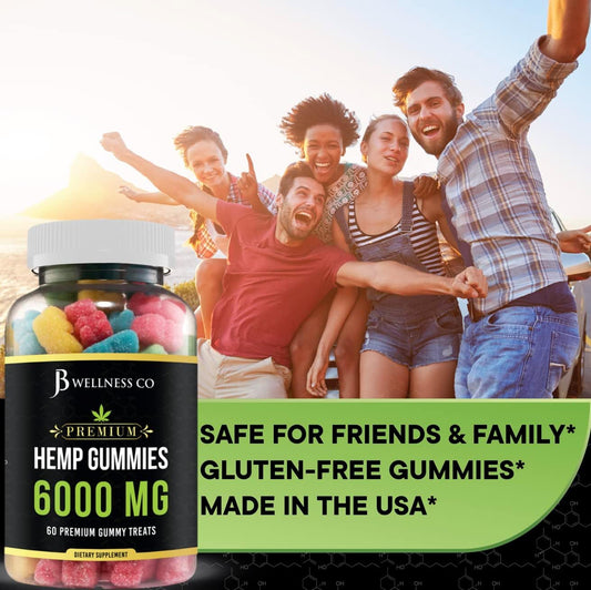 Hemp Gummies - Advanced Hemp Gummies - Relaxing Gummy With Hemp Oil [2-Pack]