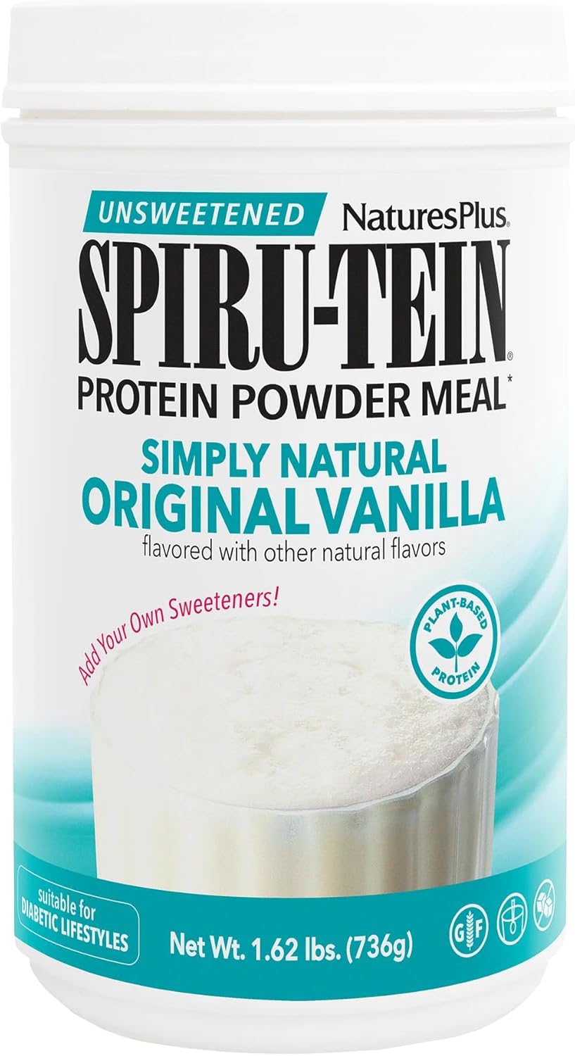 Nature'S Plus Spiru-Tein Shake Simply Natural - 1.63 Lbs