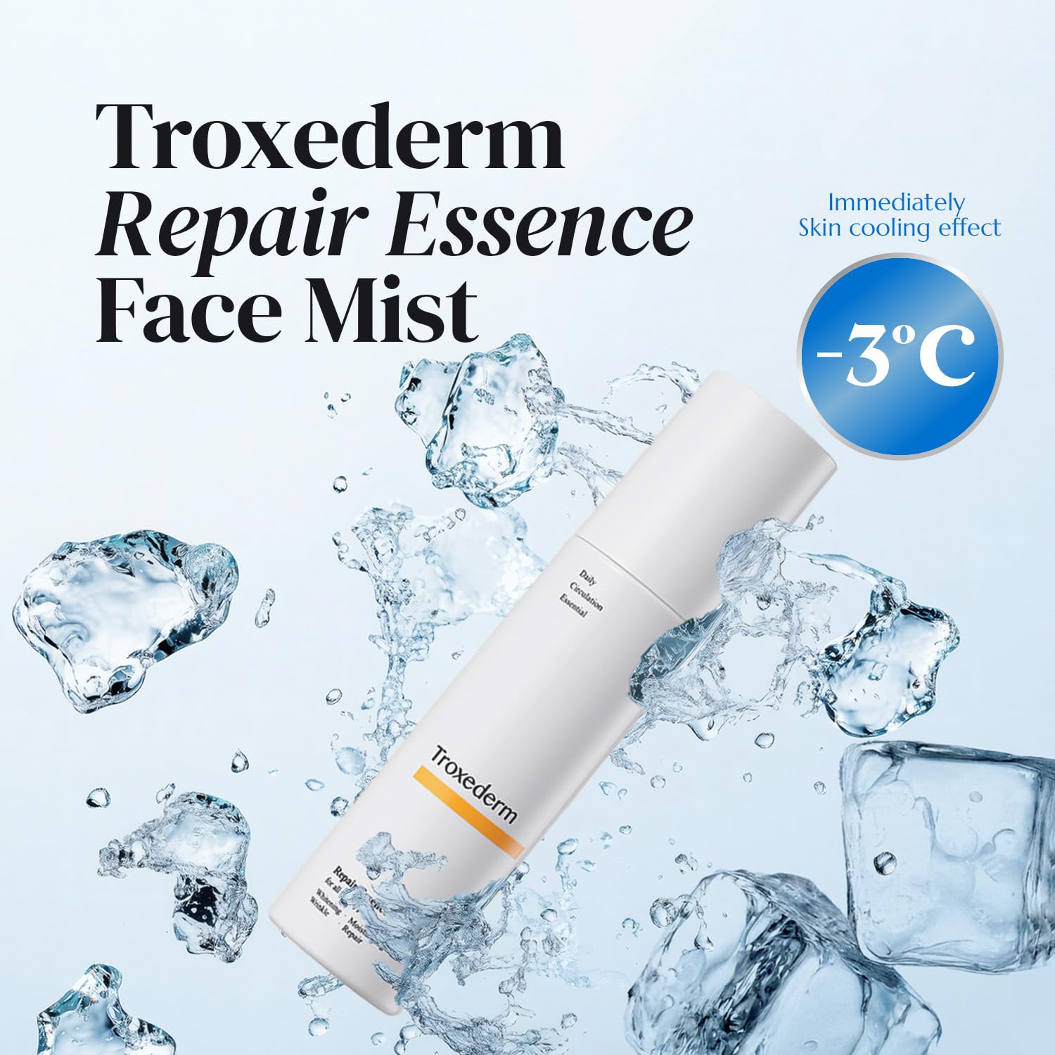 Troxederm Repair Essence Mist - Hydrating Face Mist For Redness & Blemish-Free, Glowing Skin - With Centella Asiatica Cica Extract, Niacinamide & Adenosine - Moisturizing & Cooling Face Spray : Beauty & Personal Care