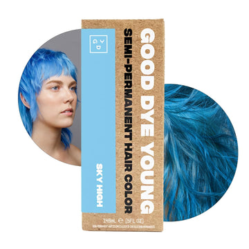 Good Dye Young Semi-Permanent Hair Color, Vegan And Cruelty-Free Peach Orange Hair Dye, Last Up To 24 Washes, Non-Damaging Conditioning Hair Color (5Fl Oz, Peach Fuzz)