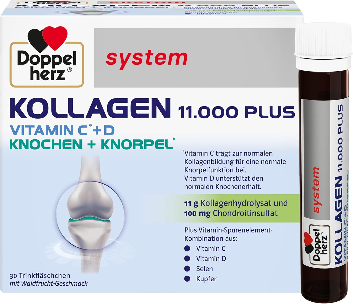 Doppelherz Collagen 11,000 Ampoules, 30 X 25 Ml, Pzn:7625039