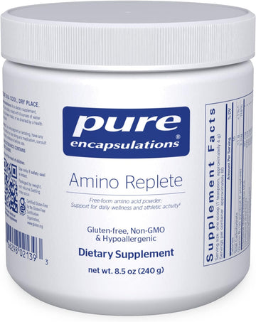 Pure Encapsulations Amino Replete | Hypoallergenic Free-Form Amino Acid Powder Supplement | 8.5 Ounces Powder