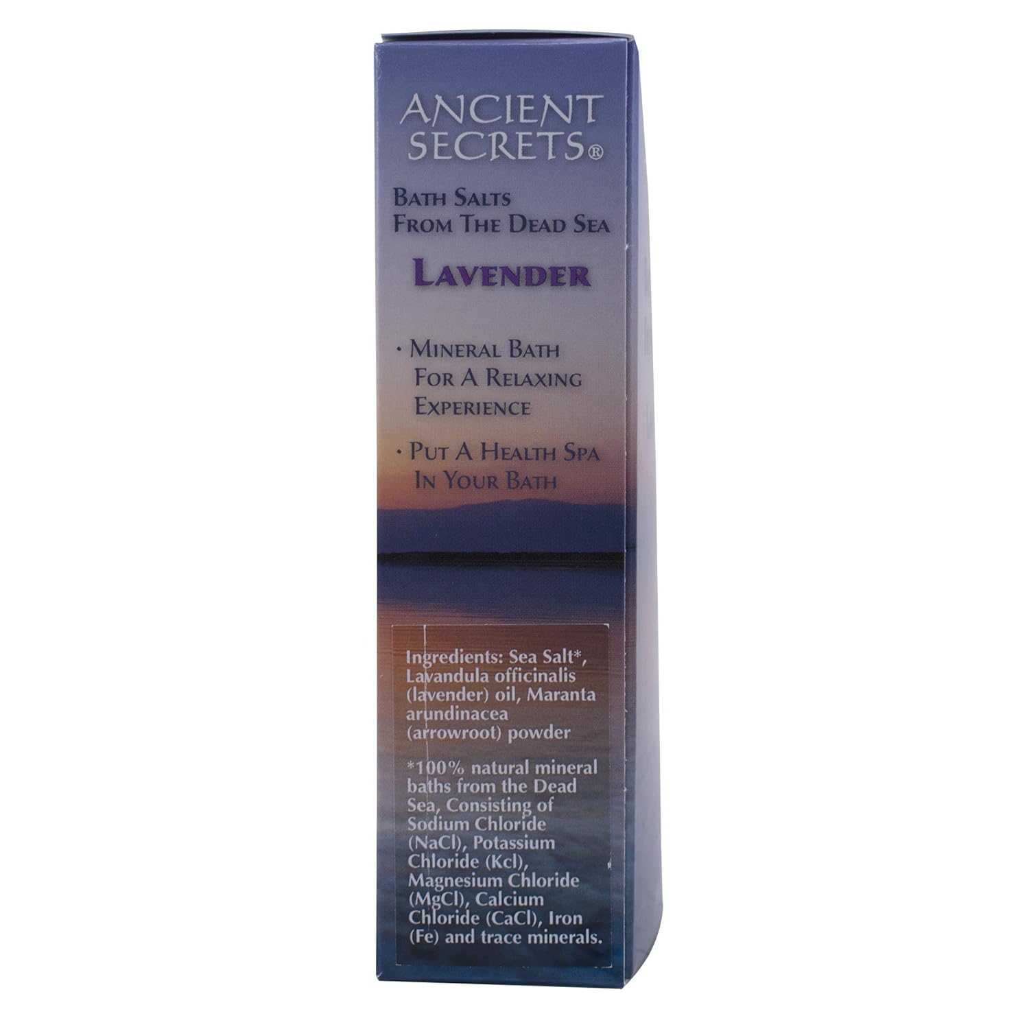 Ancient Secrets Bath Salts From The Dead Sea, Lavender, 16 Ounce
