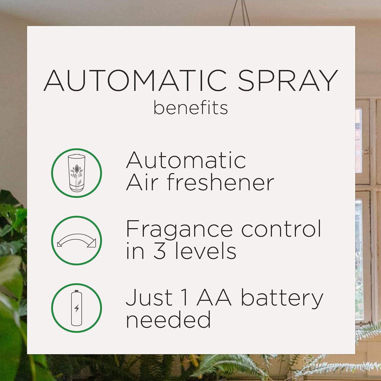 Air Wick Automatic Air Freshener Spray Starter Kit (Gadget + Refill), Fresh Linen, Air Freshener, Essential Oils : Health & Household