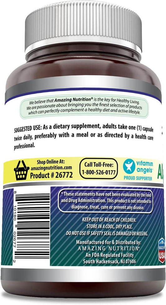 Amazing Formulas Alpha Lipoic Acid ALA 300mg 120 Capsules Supplement | Non-GMO | Gluten Free | Made in USA