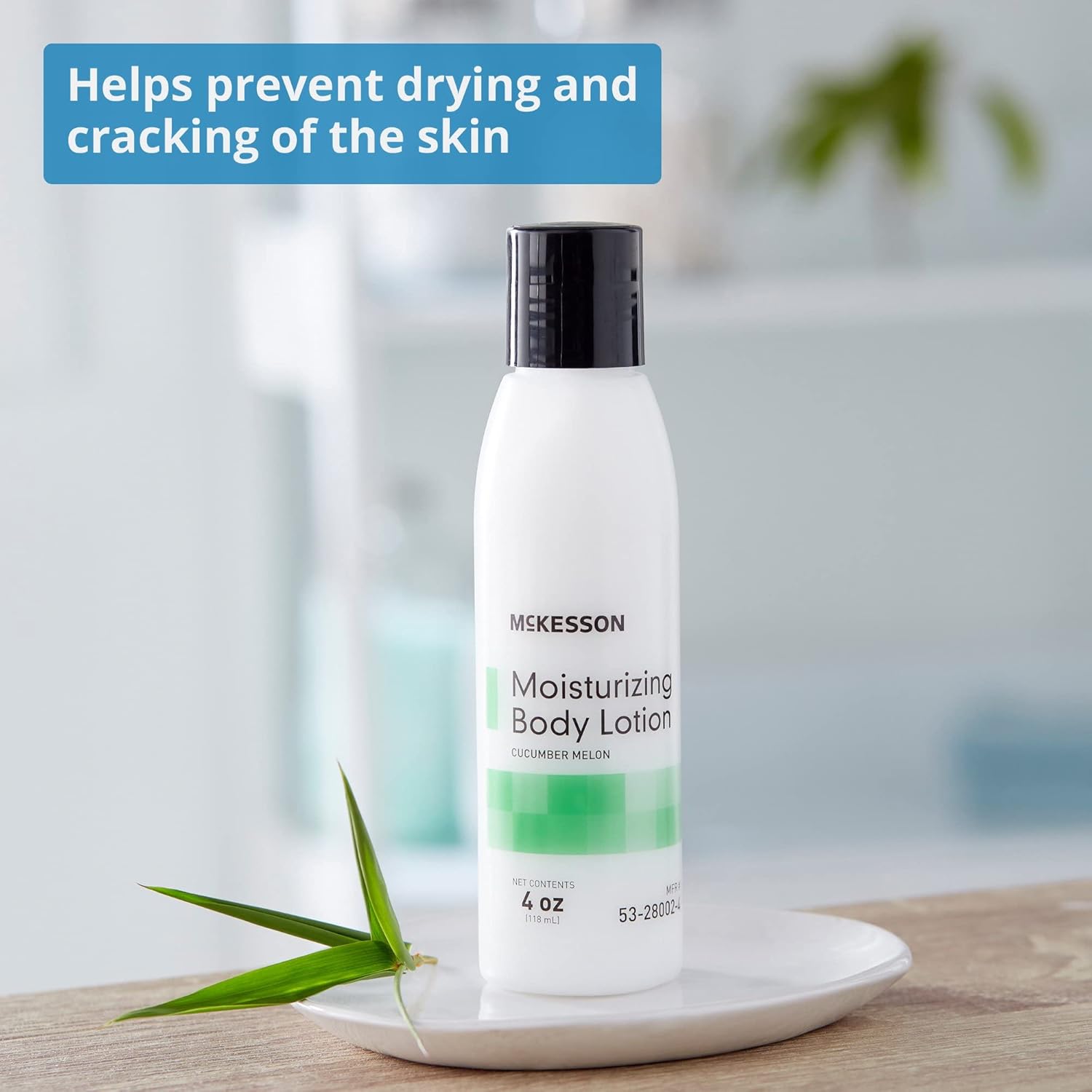 Mckesson Hand And Body Lotion For Fragile Skin - Moisturizes Dry, Cracked Skin - Cucumber Melon Scent, 4 Oz, 1 Count : Beauty & Personal Care